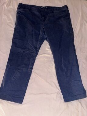 Old Navy Dark Navy Cropped Straight Pants